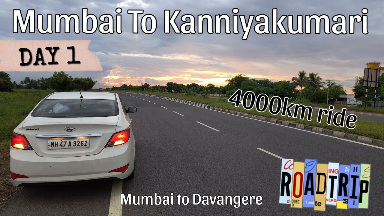 Mumbai To Kanniyakumari Road Trip | Road Condition On Mumbai Banglore Highway NH4 | South India Ride