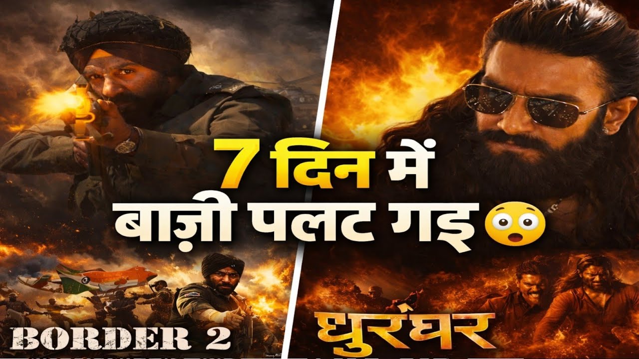 Border 2 vs Dhurandhar Day 7 Box Office Collection 🔥 किसने मचाई तबाही? असली विजेता कौन!