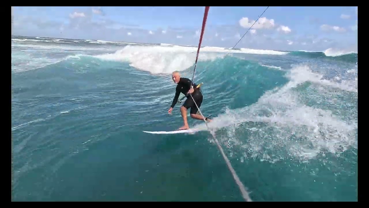 Kitesurfing Mauritius, One-eye September 2023 4K. If you like this content support us. link in bio