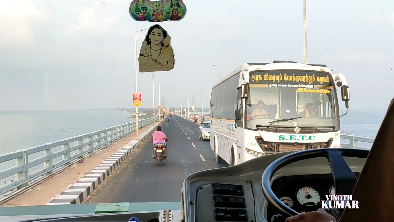 Pamban Road Bridge | Annai Indira Gandhi Road Bridge