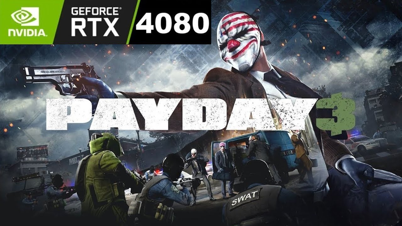 Payday 3 BETA Intel i7 13700K / RTX 4080 1080p Ultra Framerate Test