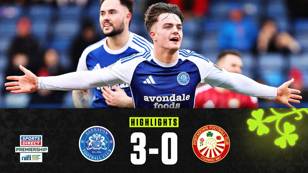 Super derby display! | Glenavon 3-0 Portadown | #sportsdirectprem
