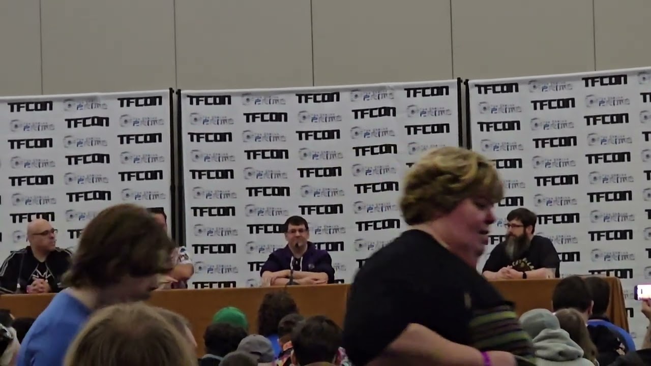 TFCon baltimore 2024 youtuber panel feat rodimusPrimal Patriot Prime Baltmatrix Katos collectibles