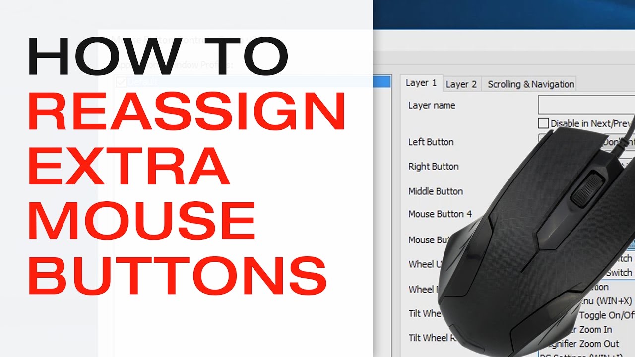 🔴 How to change or reassign extra/side mouse button actions