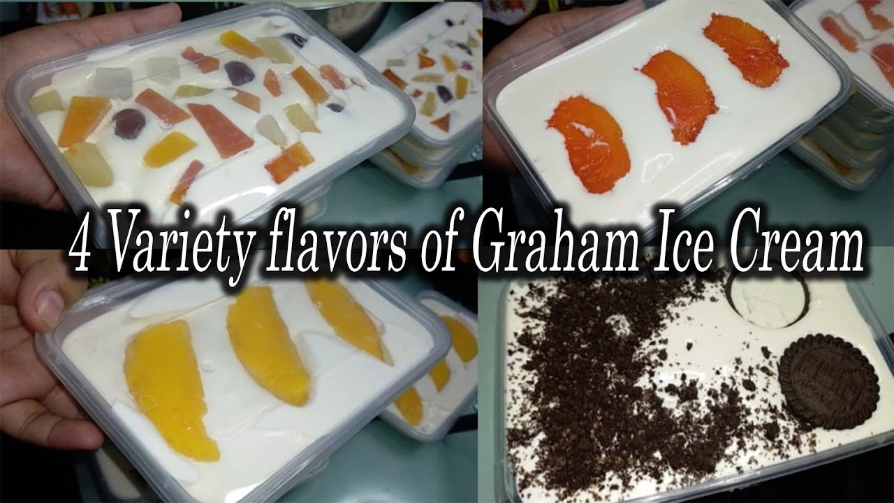 4 Variety Flavors of Graham Icecream by Mhel Choice | Madiskarteng Nanay