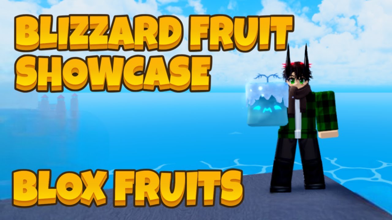 Blizzard Fruit Skill Showcase | Blox Fruits