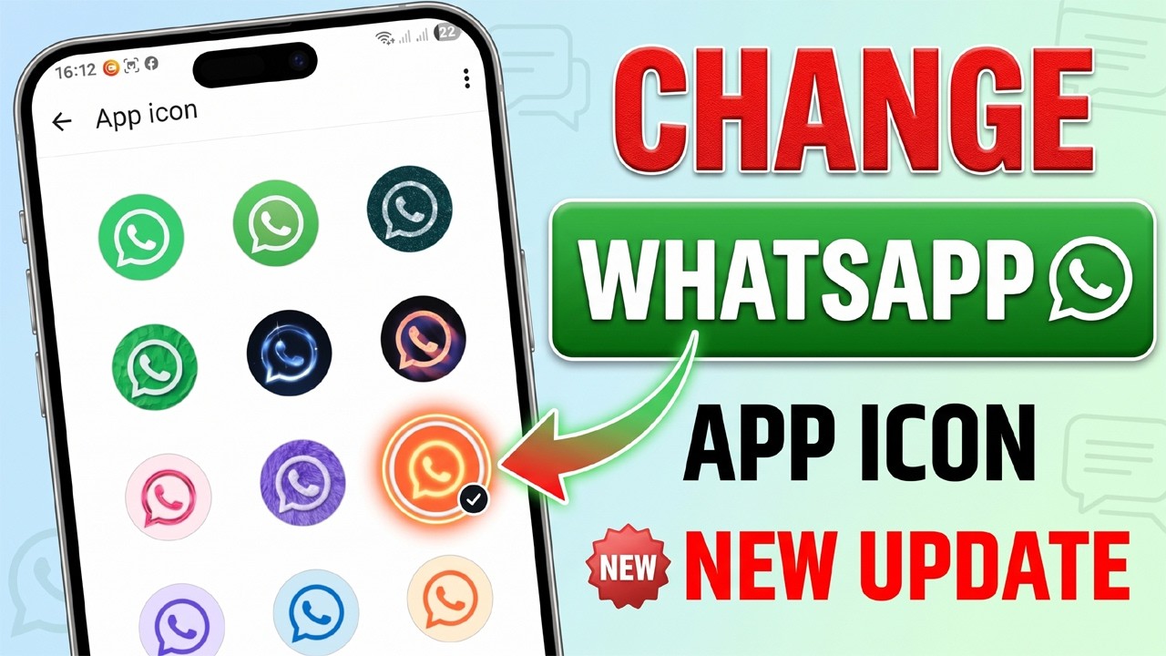 How To Change App Icon In WhatsApp | WhatsApp App Icon Kaise Change Kare | WhatsApp App Icon Change