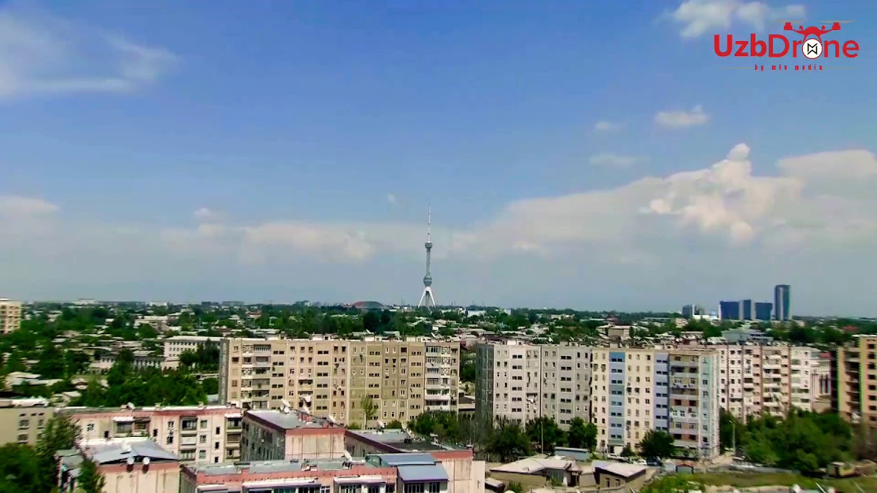 Toshkent teleminorasi. UzbDrone Arxiv. // Tashkent Tv tower. UzbDrone Archive//Ташкентская Телебашня