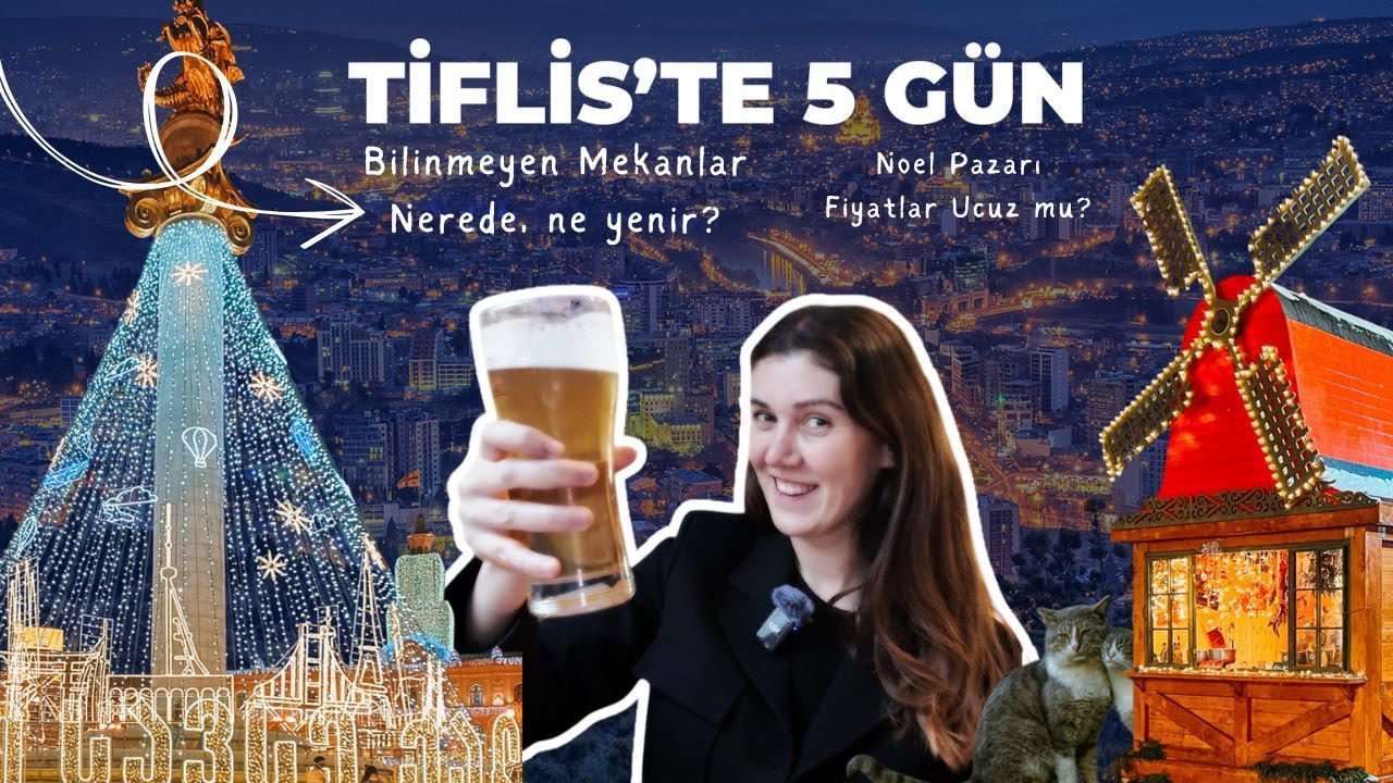 VİZESİZ TİFLİS VLOG I TİFLİS FİYATLAR I YEME- İÇME ÖNERİLERİ I NOEL PAZARI I თბილისი