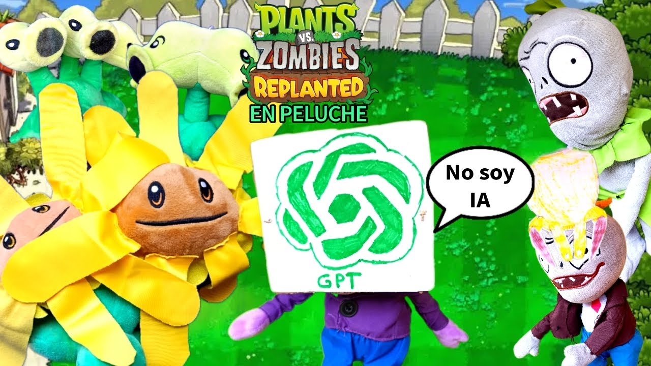 Plantas vs Zombies ¡REPLANTED! en Peluche