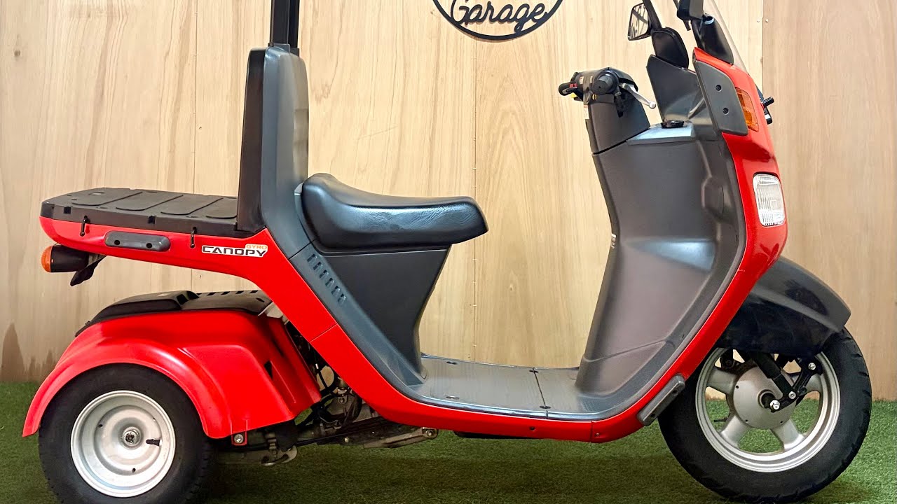 長野県松本市！中古車バイク【車両紹介】HONDA ジャイロキャノピー TA03型 49cc 原付 FI インジェクション 水冷 4サイクル 三輪 ミニカー登録可