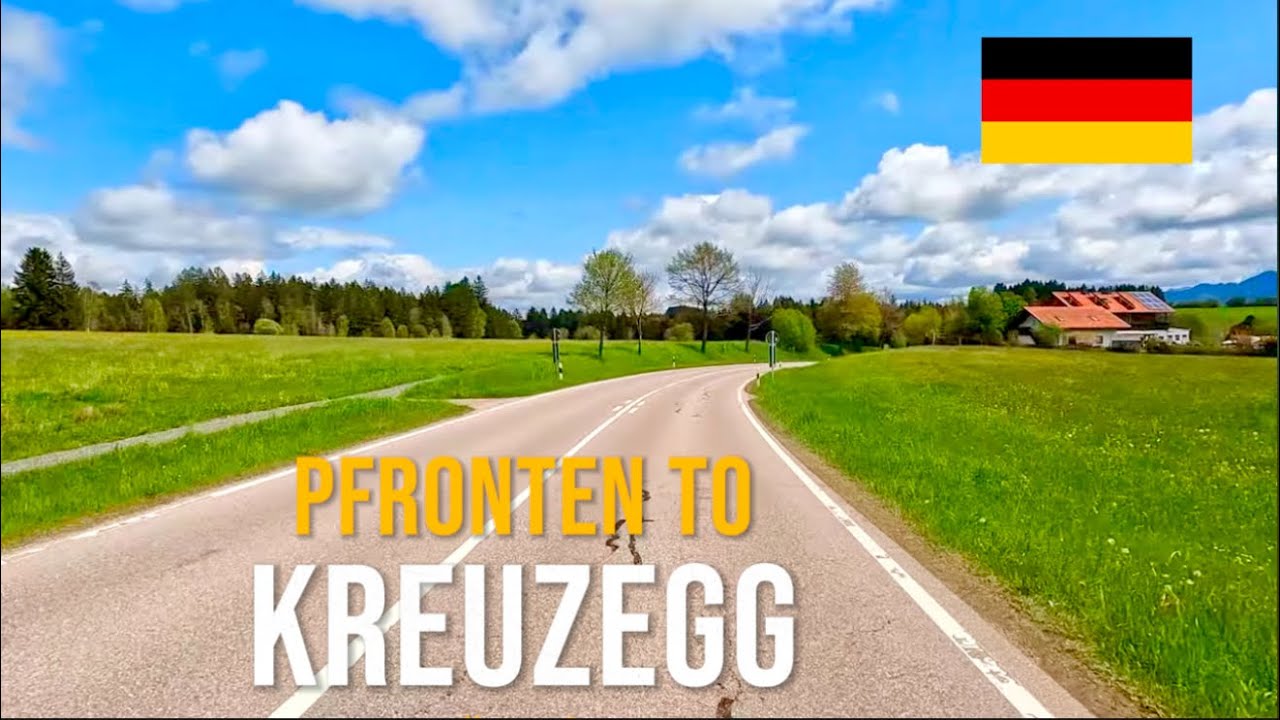 Driving Through Germany 🇩🇪 | Scenic Journey from Pfronten to Kreuzegg (May 2023)