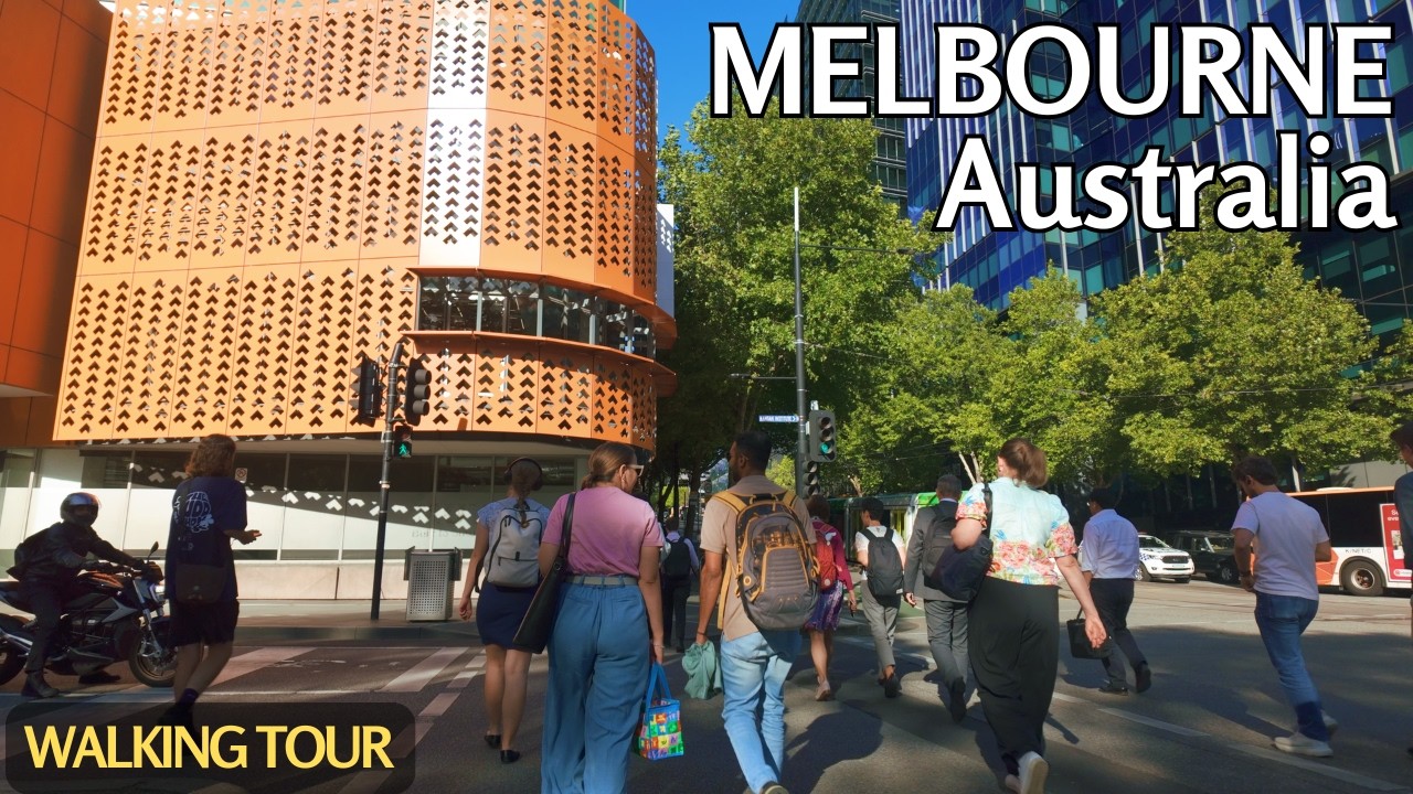 Melbourne Walking Tour 4K | Southern Cross Station to Docklands & Collins Street | Australia