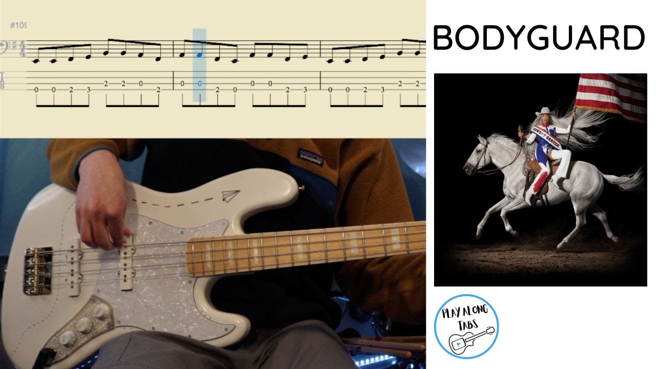 Beyoncé: BODYGUARD - Bass Cover with Bass Tabs