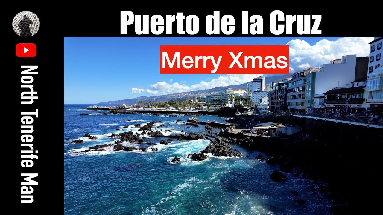 Merry christmas from Puerto de la Cruz, Tenerife.