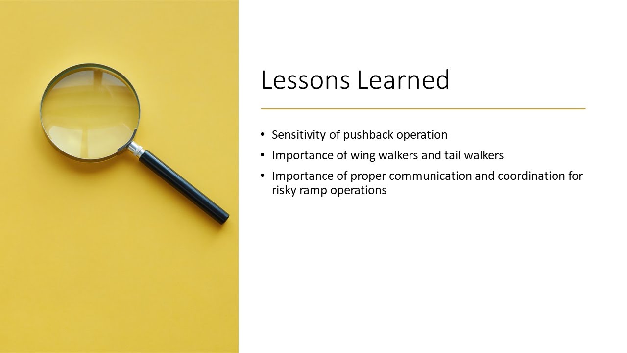 Aircraft Pushback Safety &ndash; United Airlines Aircraft Pushback Accident Case Study Presentation