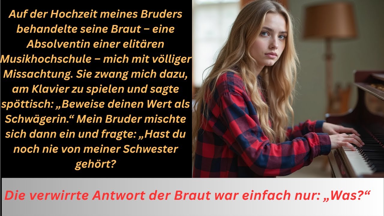 **Mein Bruder hat sie geheiratet – die Frau, die mich einst gedemütigt hat**