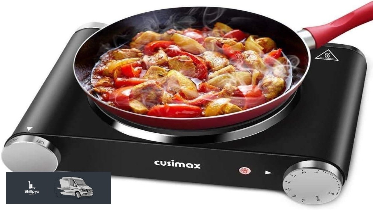 Cusimax Hot Plate Electric Burner Single Burner Cast Iron hot plates