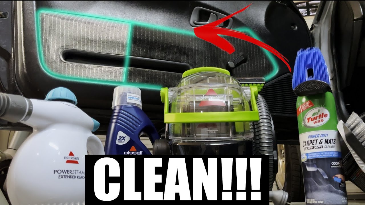Deep Cleaning OLD Honda Door Panel Fabric... *3 DIFFERENT METHODS!?!?*