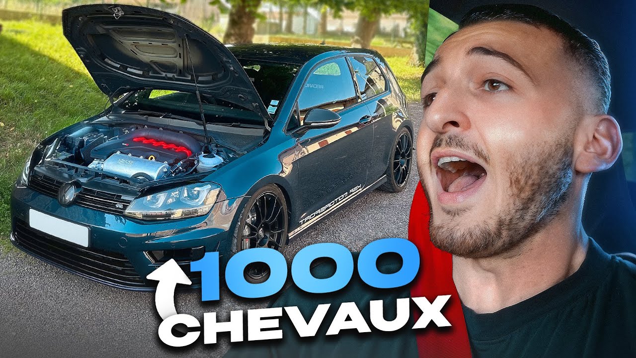 UNE GOLF 7R DE 1.000 CHEVAUX 🥵🥵 !! LA PLUS PUISSANTE AU MONDE 😱😨