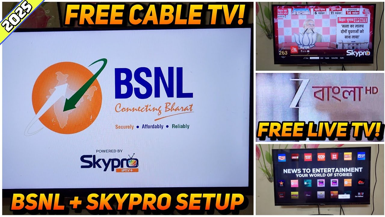 TATA BSNL Broadband FREE IPTV Setup 😳 ? Full Guide ✨