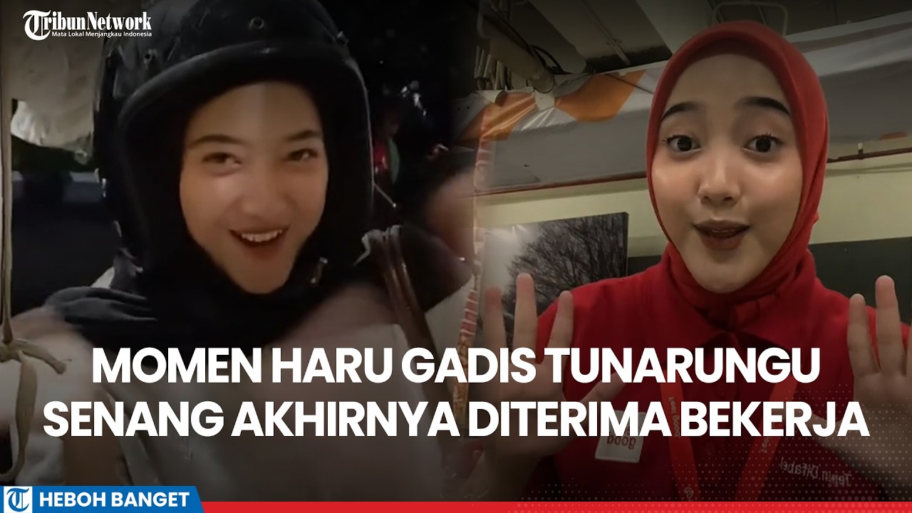 Viral Gadis Kembar Tunarungu Cantik Bahagia Akhirnya Diterima Bekerja, Warganet Dibikin Terharu
