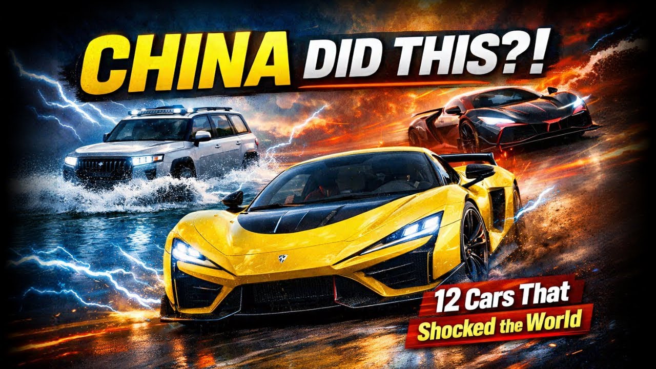 12 Mind-Blowing Chinese Cars That Will Leave the World Speechless!