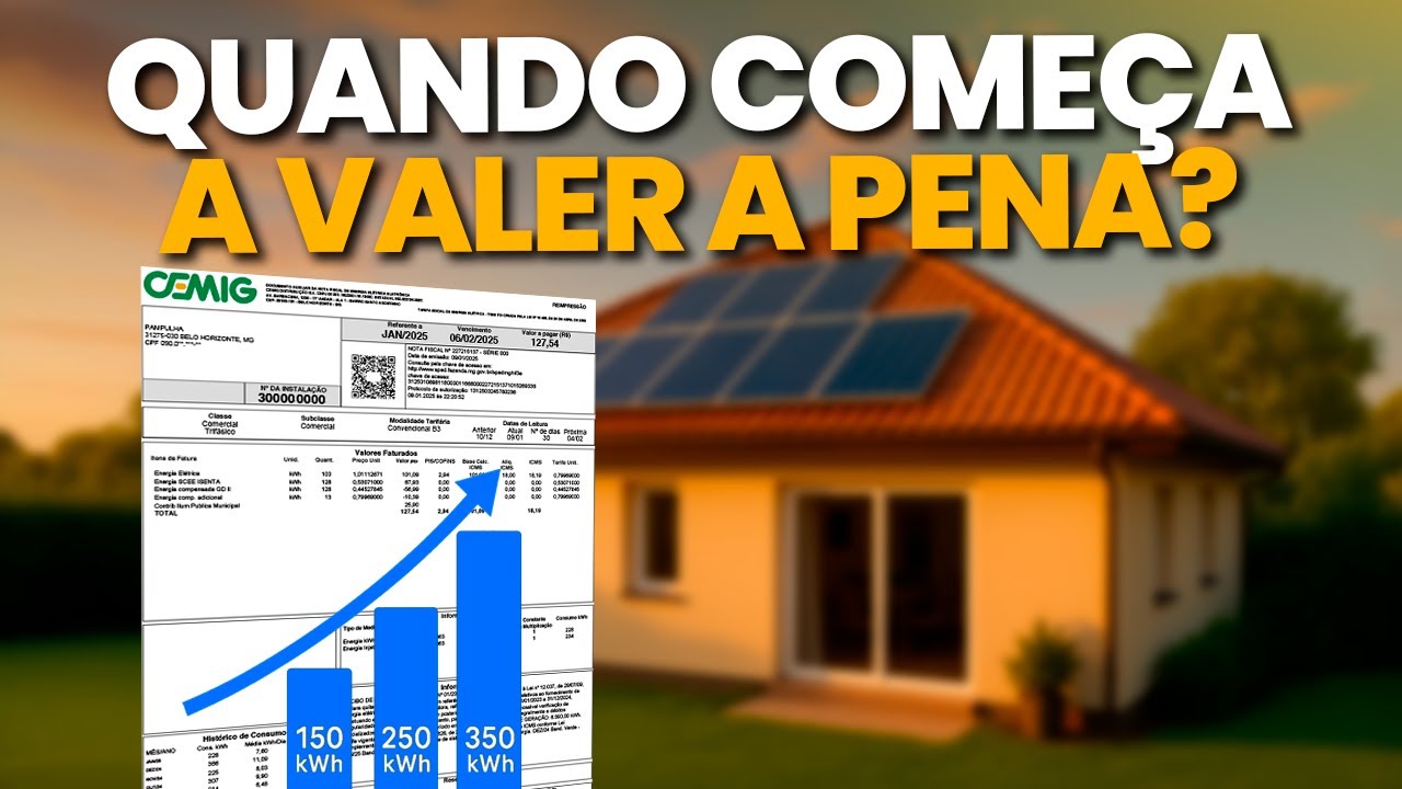 ENERGIA SOLAR: a partir de quantos kWh vale a pena instalar?
