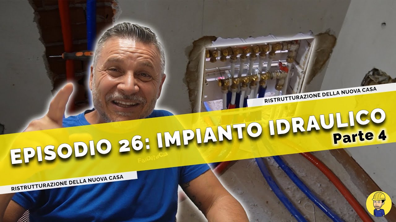Ep.26 - Installazione dell'ACQUA CALDA dell'IMPIANTO IDRAULICO del BAGNO | Ristrutturazione casa