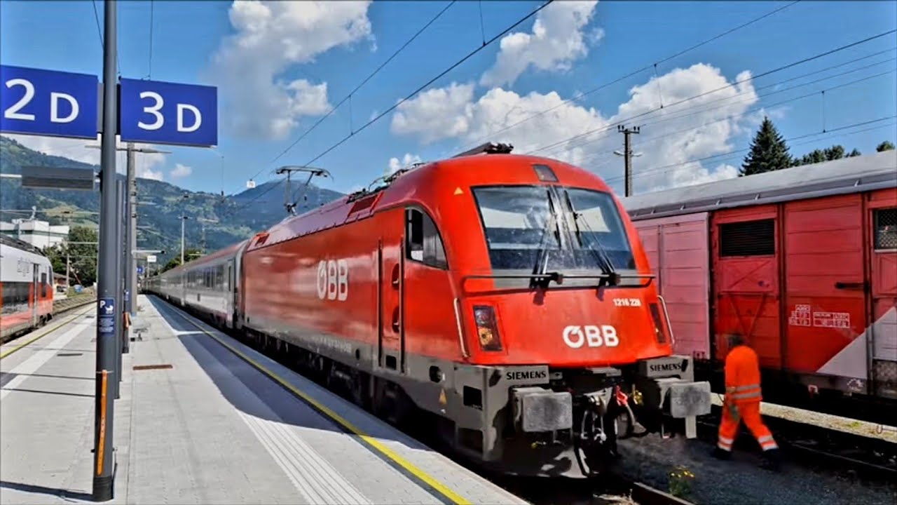 Zugverkehr Lienz | Rh 1144 | Radzüge | Cityjet | Verschub | Ansagen | IC 533 | Rh 1216 ➡️ Holzzug