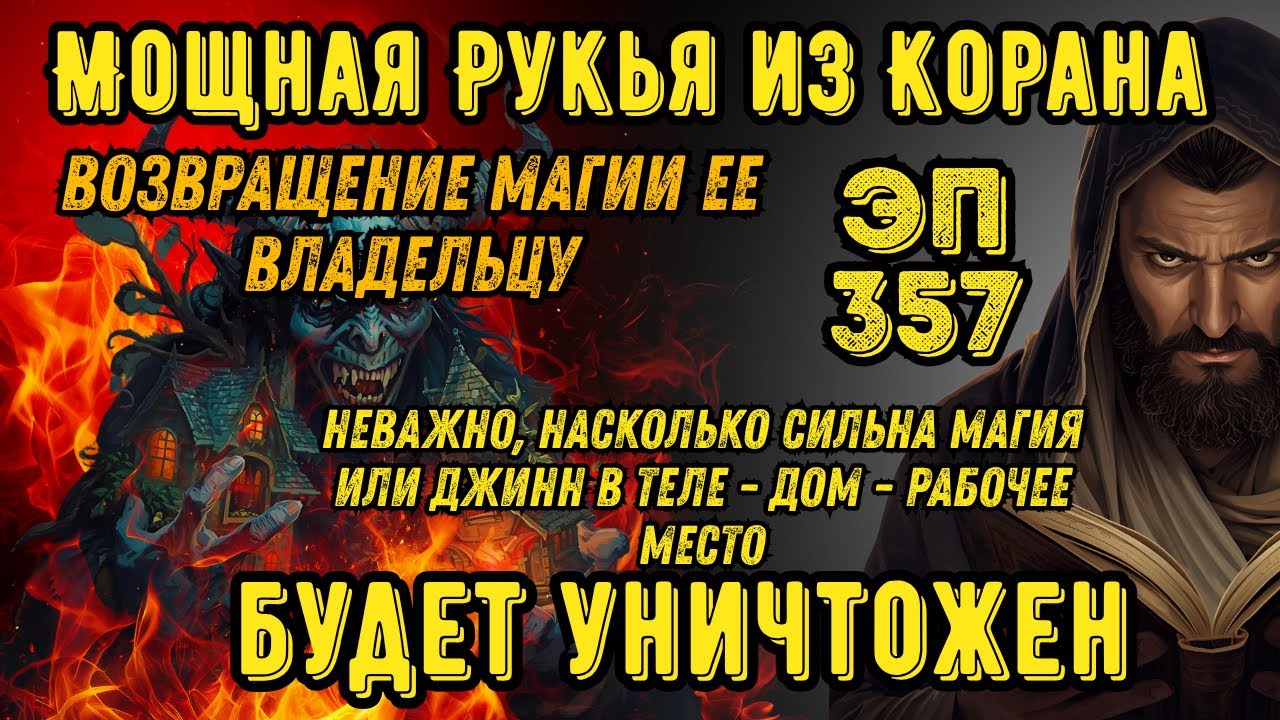 Мощная Рукья | Защита от джиннов, колдовства и злых энергий в доме и теле | Эпизод 357