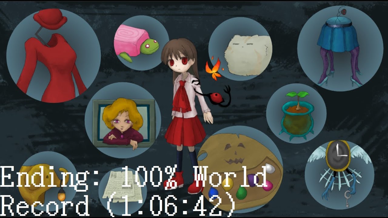 (WR) Ib Remake - 100% Speedrun (1:06:42)