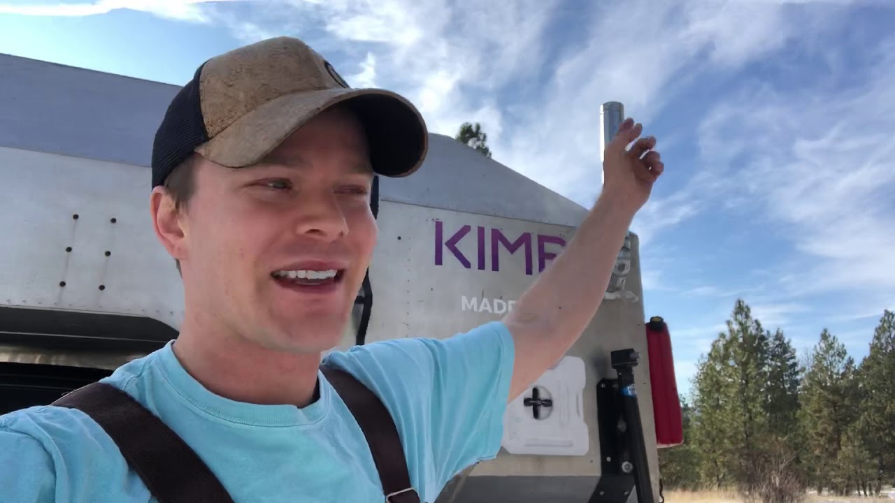 Kimbo is safe: camping in the middle of nowhere