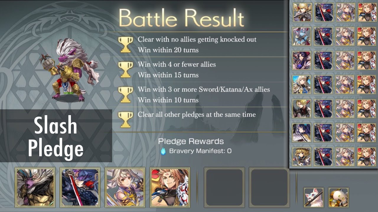 Another Eden - Slash pledge TMCs with Fugen Itto Ryu Team