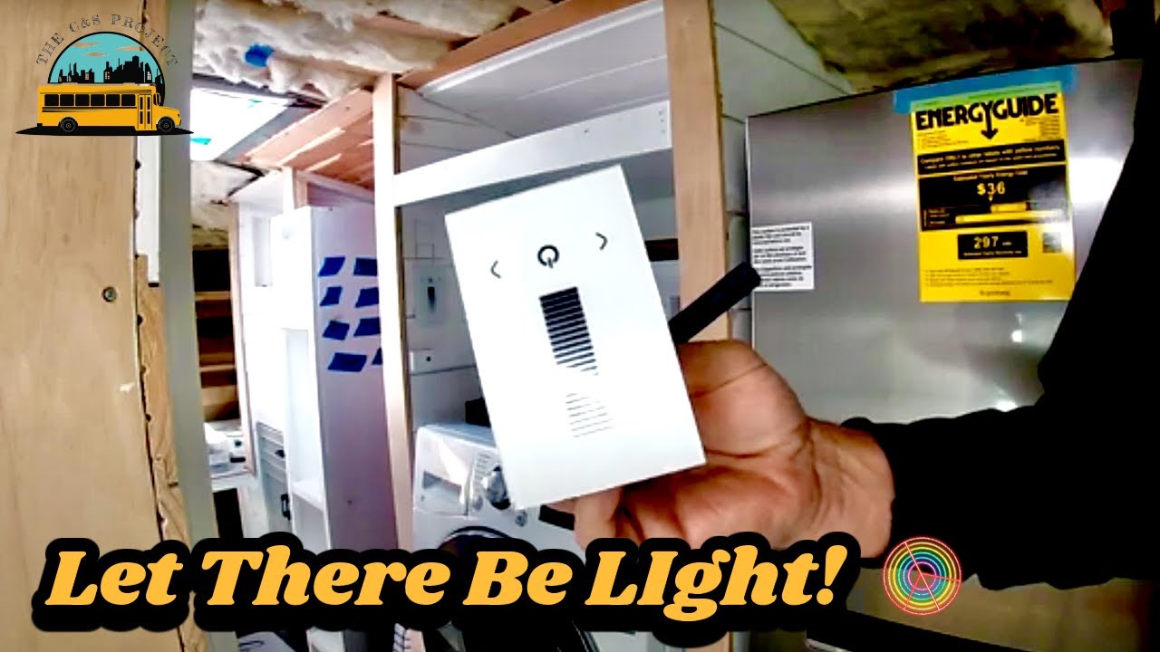 Ultimate Guide to Wiring Skoolie Puck Lights | Dimmer Switches | Temporary Power System