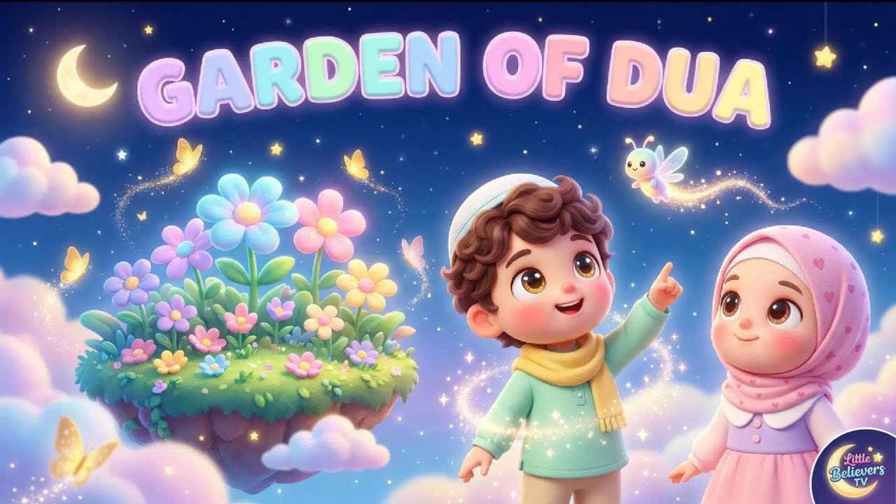 The Floating Garden of Dua 🌸 | Islamic Kids Song About Dua | Little Believers TV