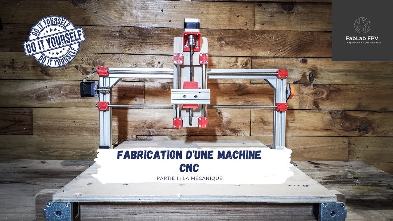 FABRICATION D'UNE MACHINE CNC !!! ( DIY fait maison) Graveuse laser , fraiseuse ...