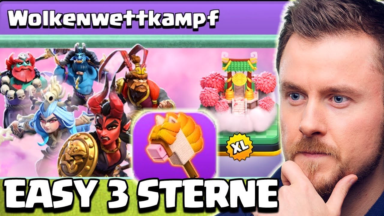 NEUE König Ausrüstung in der Wolkenwettkampf Challenge - 3 Sterne Anleitung