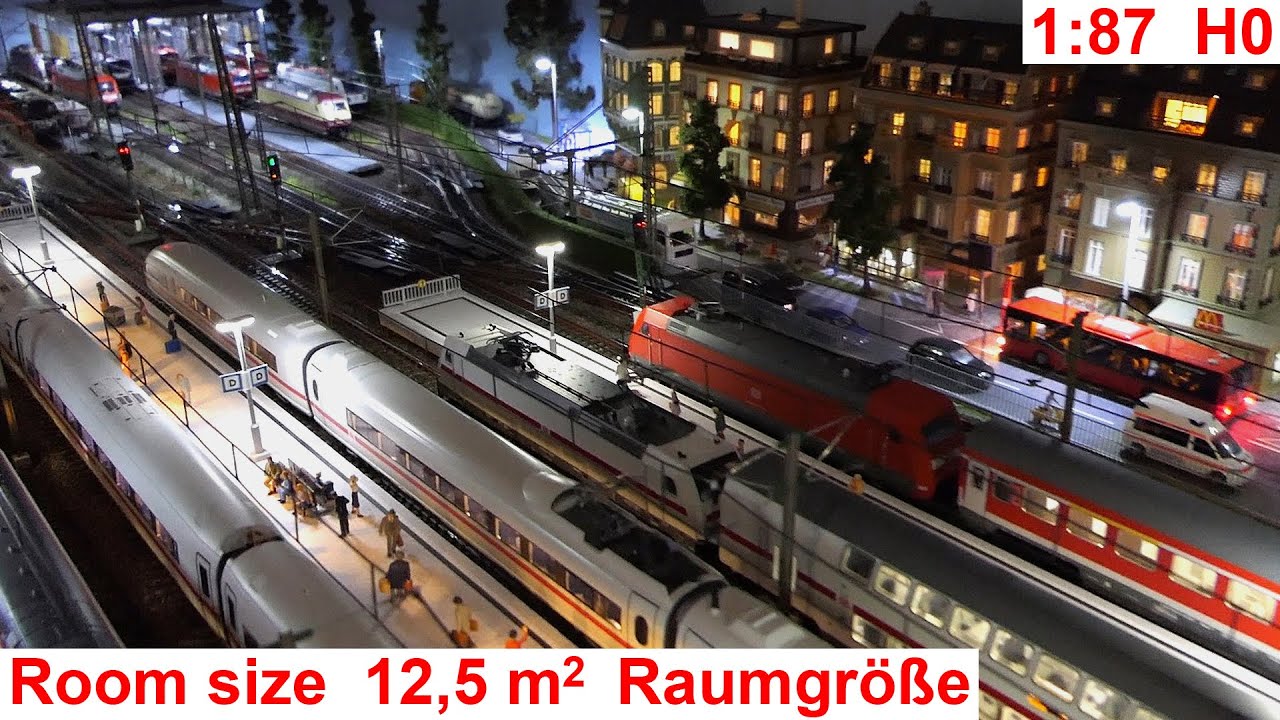 Moderne Märklin-H0-Anlage Update 5 – Optimierung, 38 Gleisrückmelder, Gleispläne, Nachtfahrt IC 2035