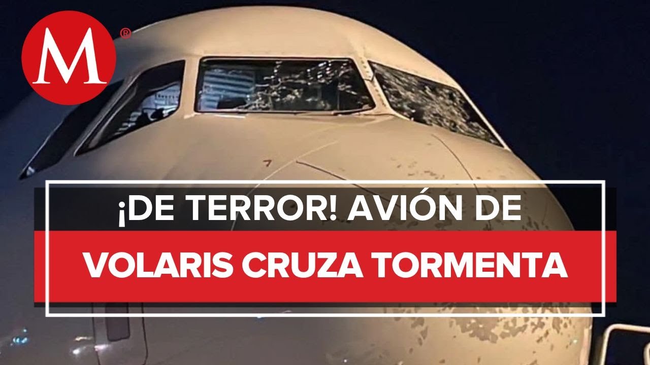 Pasajeros de vuelo de Volaris viven el terror al cruzar una tormenta