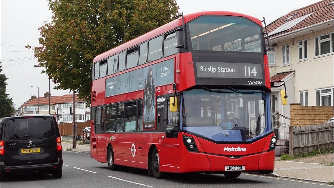 Buses around Queensbury Station 7th October 2021