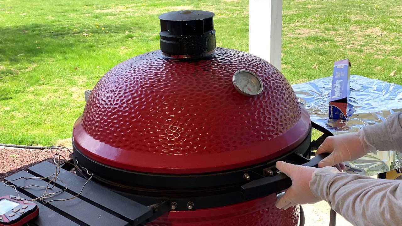 Pork Shoulder on the Kamado Joe Big Joe