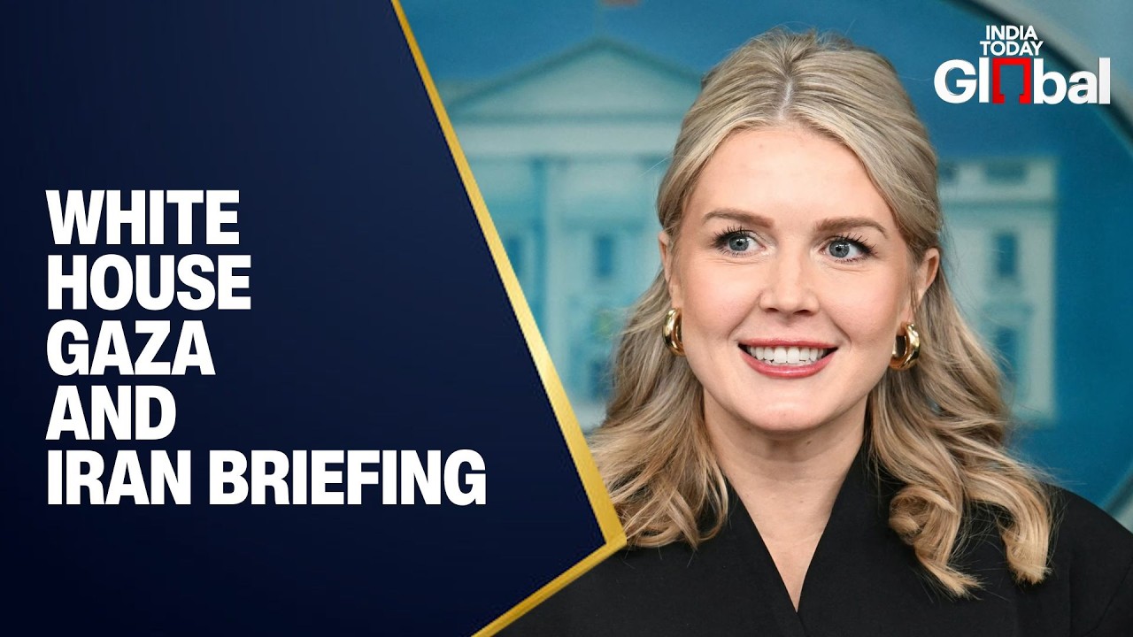 LIVE: White House Briefing by Karoline Leavitt on Netanyahu&rsquo;s US Visit, Gaza Peace & Iran