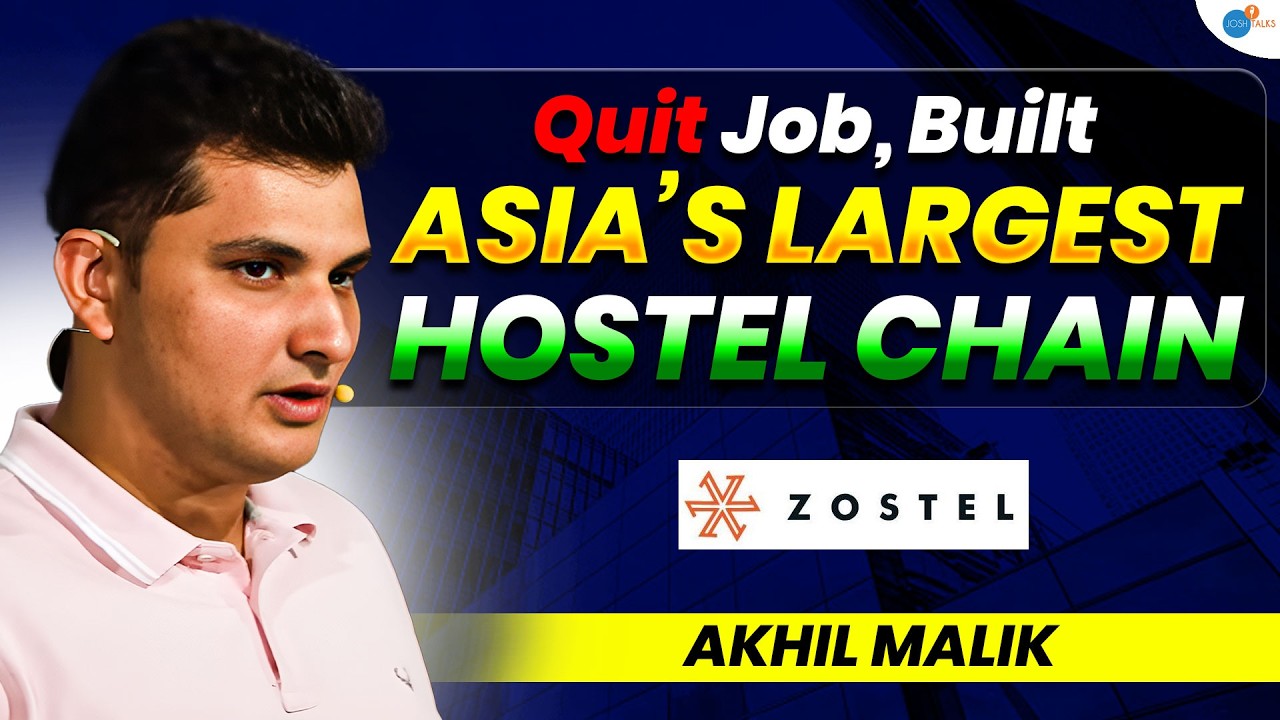 How Did Zostel Bring The Backpacking Revolution In India? | Akhil Malik | Josh Talks