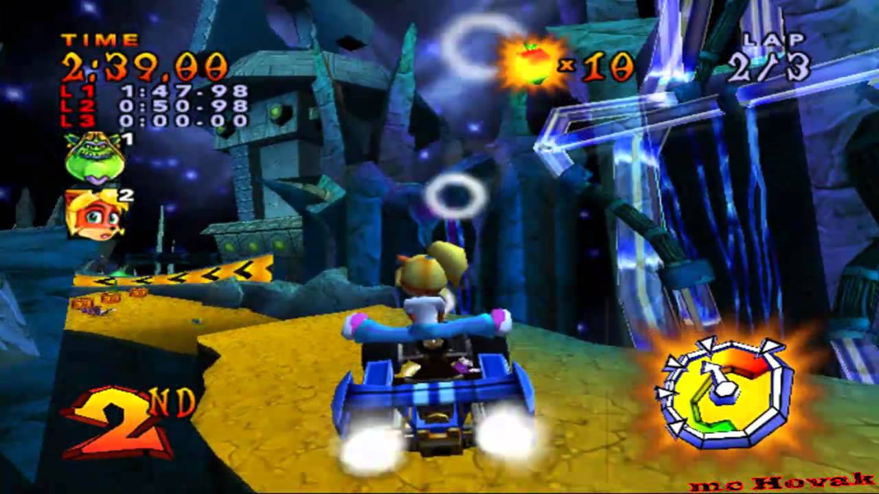 Crash Nitro Kart PS2 Walktrough World Velo's Vault Galaxy Championship