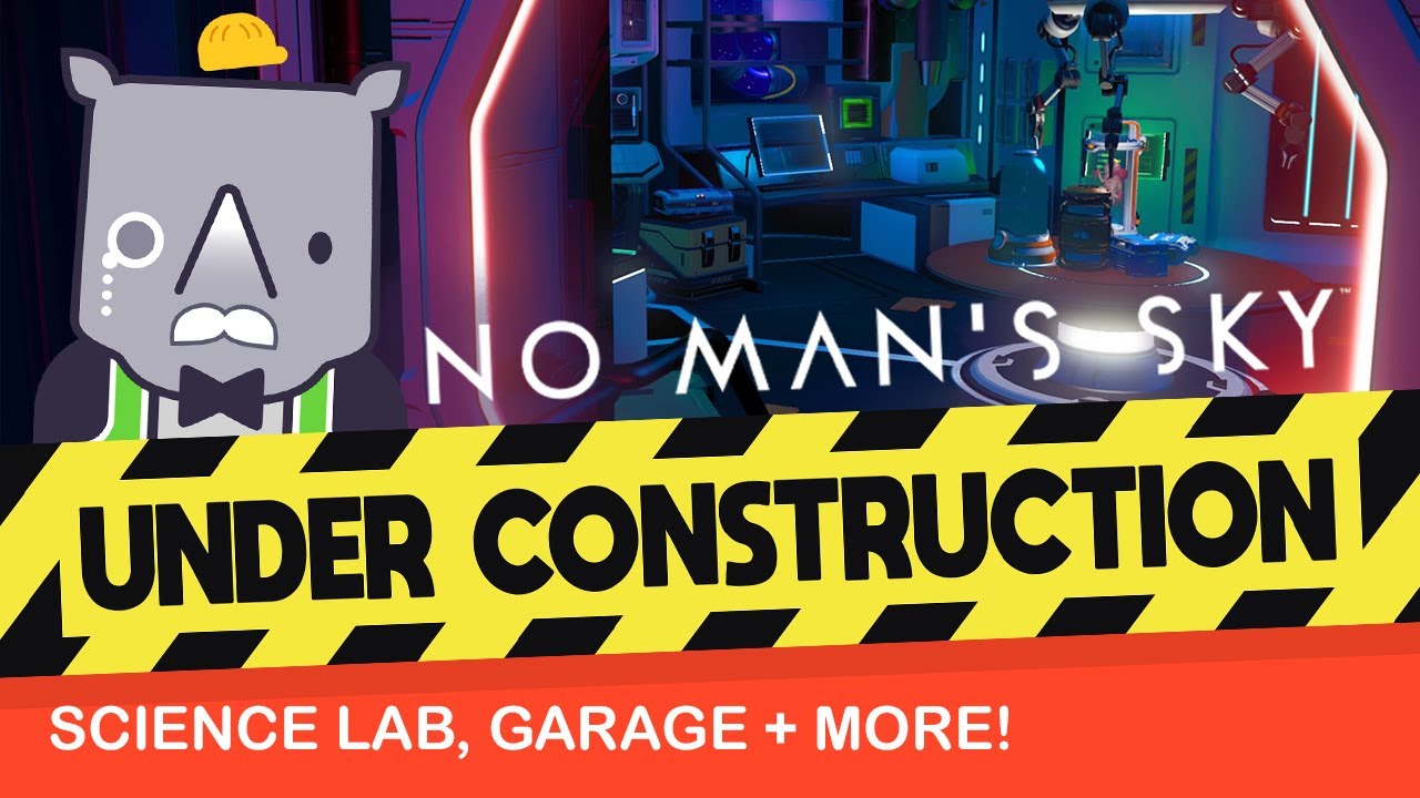 Building a realistic Science Lab in No Man's Sky - our base is Under Construction and growing fast!