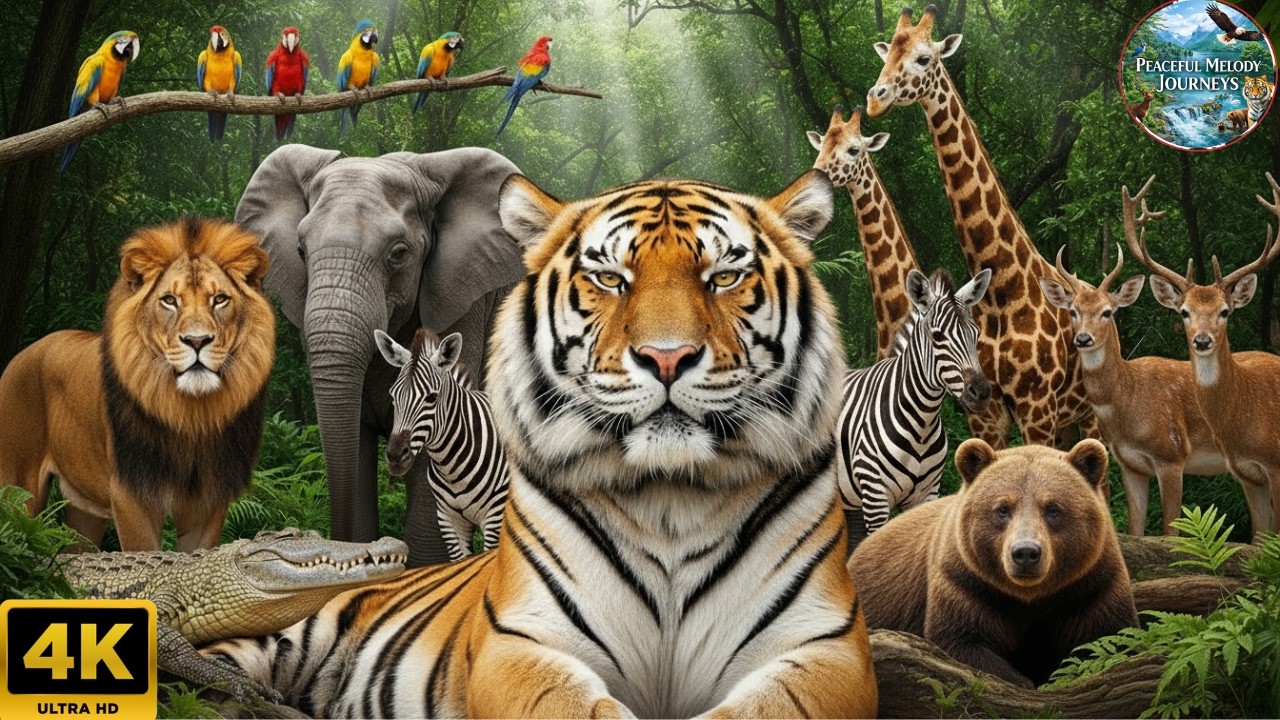 Ultimate Jungle Animal Discovery in 4K Ultra HD / 60FPS