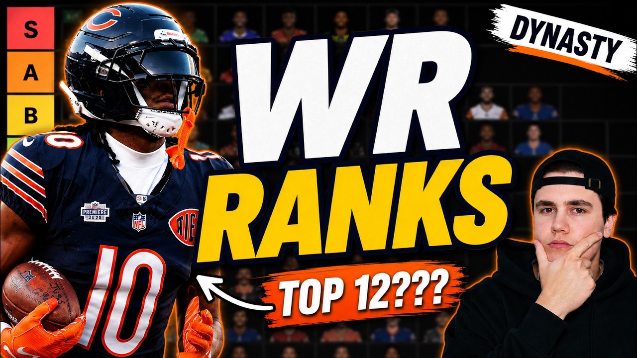 Top 60 Dynasty WR Rankings Post NFL Draft! (Huge Movers)