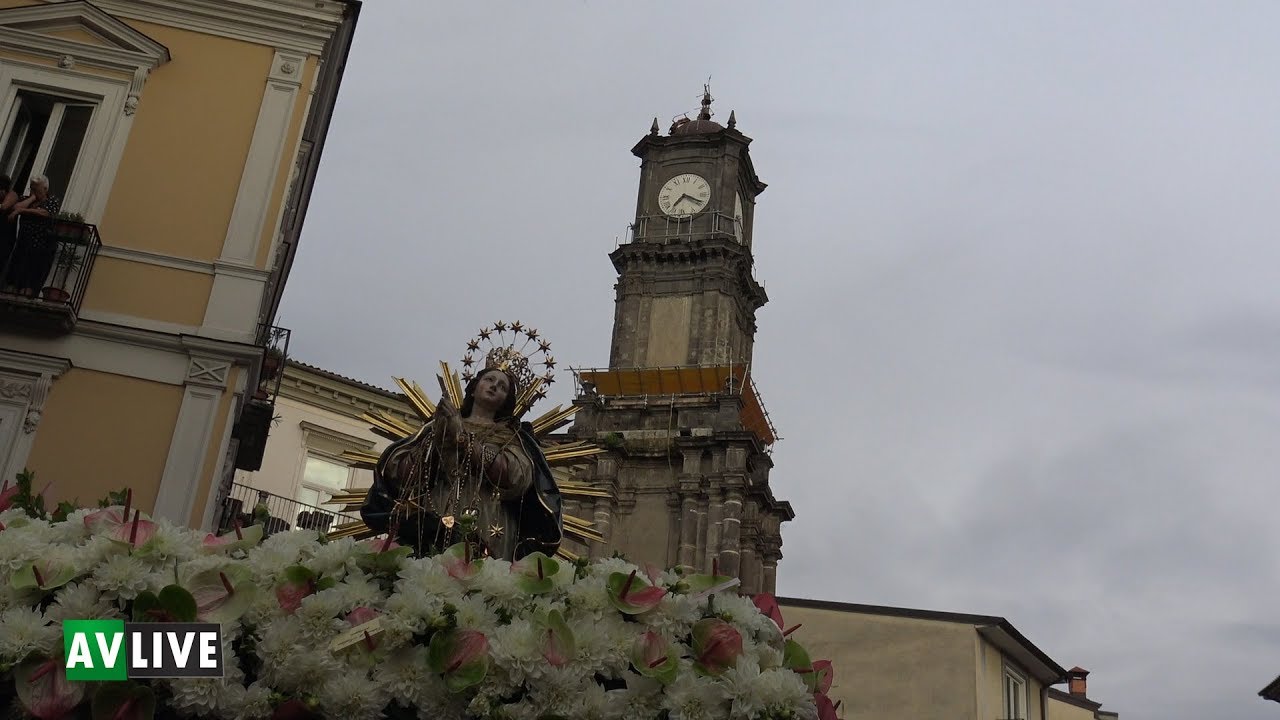 Avellino, la processione della Madonna dell'Assunta