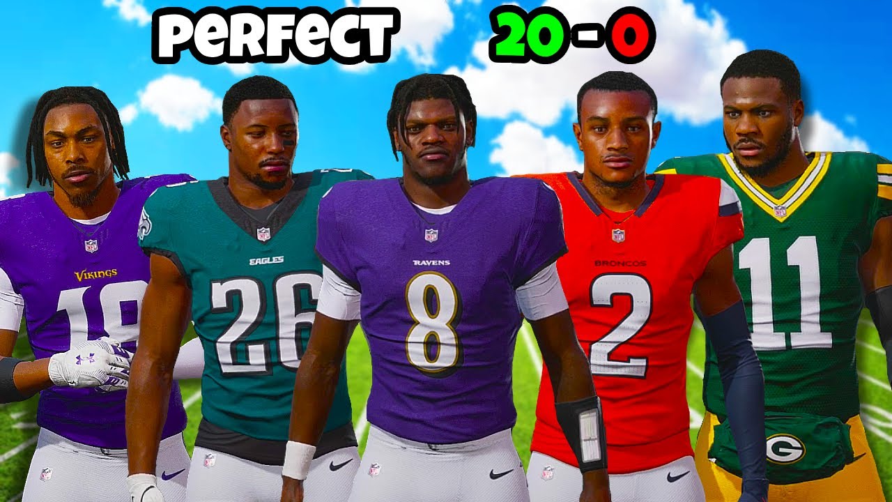 Can I Build A Perfect 20-0 Team On Madden 26?